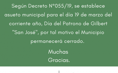 Asueto 19 de Marzo 2019