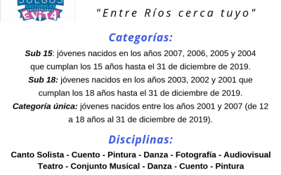 Juegos Culturales Entrerrianos Evita 2019