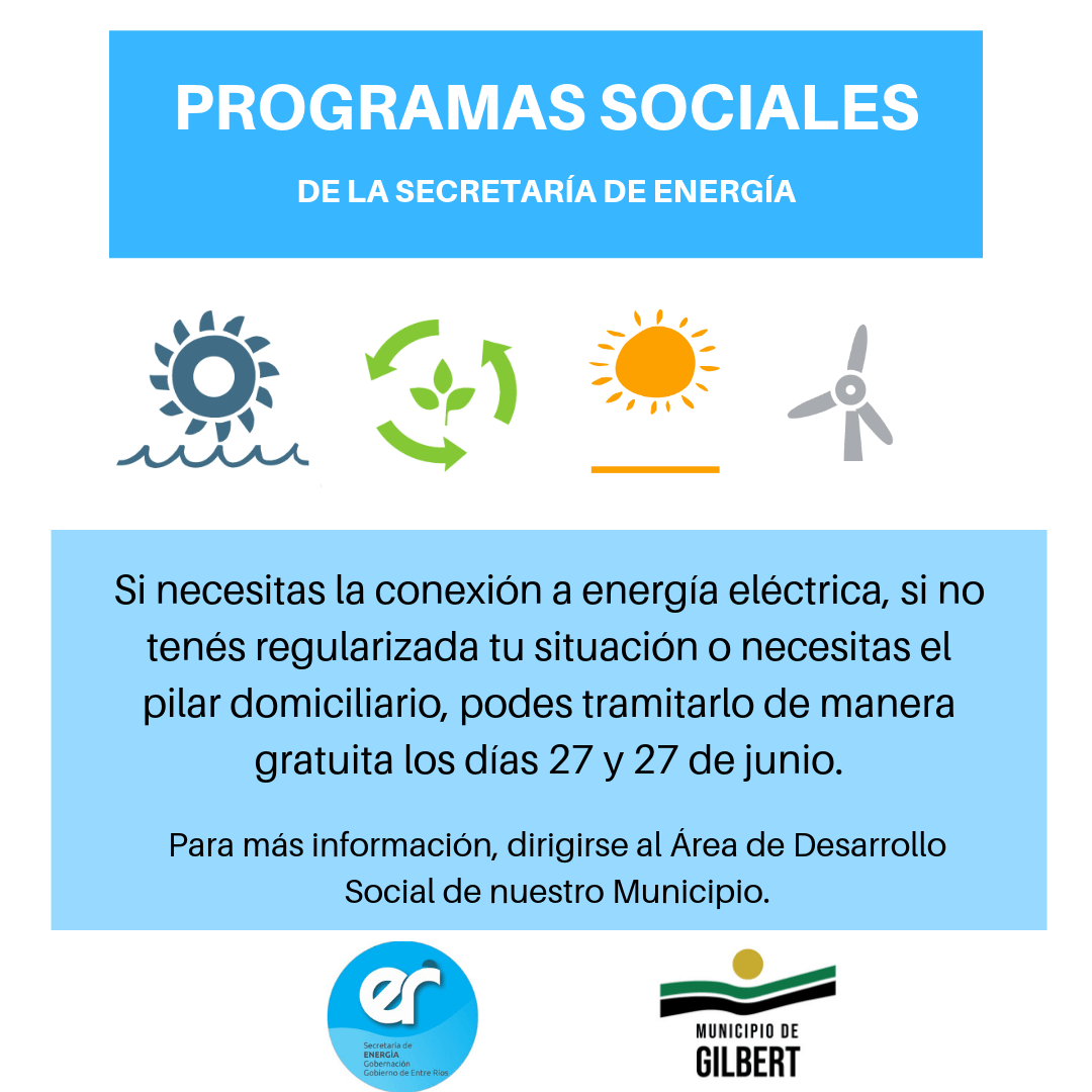Programas Sociales de la Secretaría de Energía