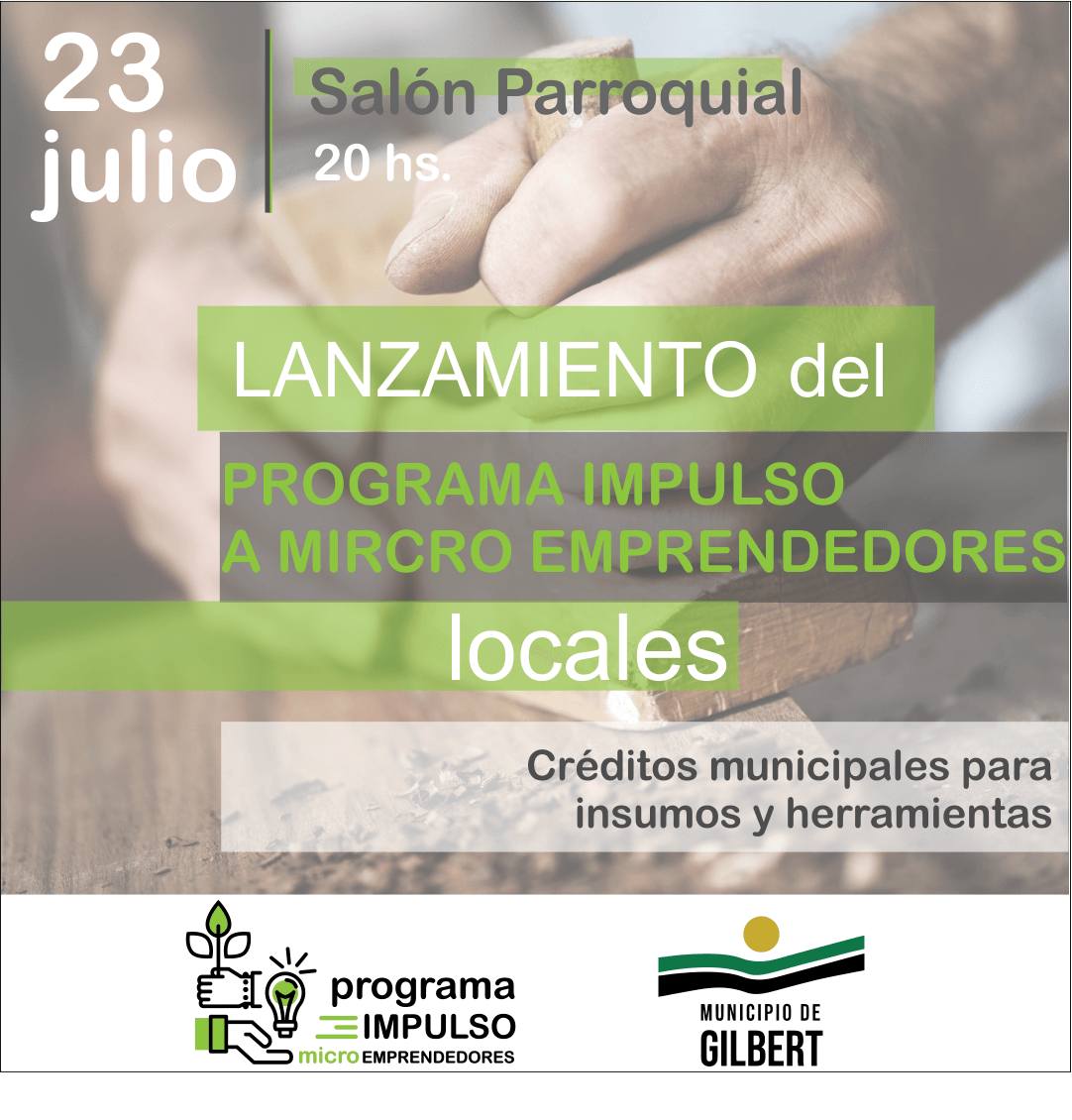 Presentación del programa impulso a microemprendedores
