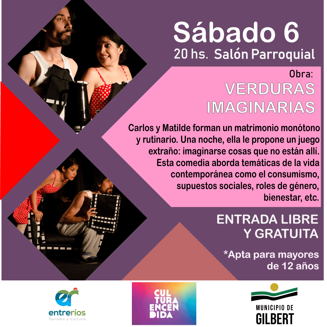 Obra de teatro: VERDURAS IMAGINARIAS