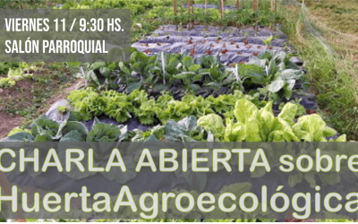 Charla abierta sobre agroecología y entrega de semillas del PROHUERTA