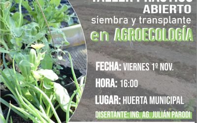 Taller abierto en la Huerta Agroecológica