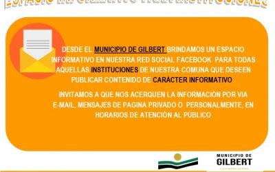 ESPACIO INFORMATIVO PARA INSTITUCIONES