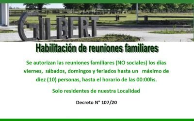 Habilitación de reuniones familiares