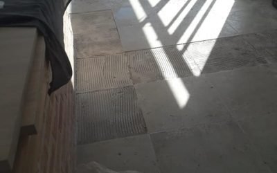 Se están llevando a cabo las tareas de reparación en la Terminal de Ómnibus José Abelardo “Toti” Aizaga.