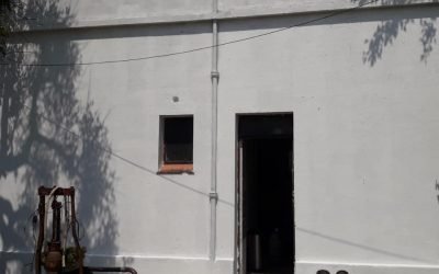 TRABAJO DE PINTURA EN LAVADERO DEL HOSPITAL LOCAL