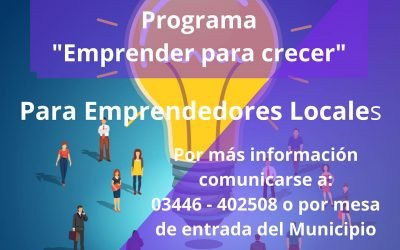 CONVOCATORIA – PROGRAMA EMPRENDER PARA CRECER