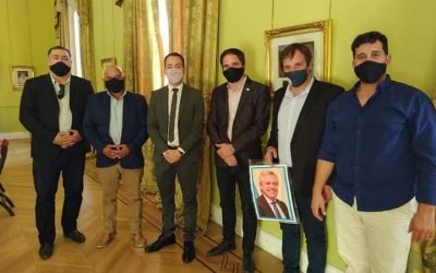 El Intendente Fabián Constantino, junto al secretario de Gobierno, Bernardo Hornus, viajaron a Capital Federal con motivo de realizar diferentes gestiones para Gilbert