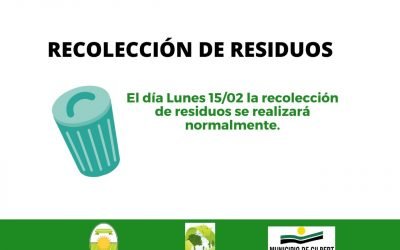 Recolección de Residuos 15/02/2021