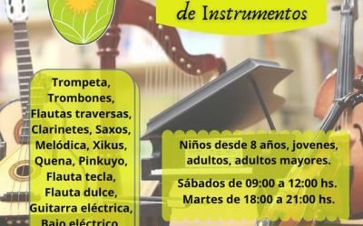 📣¡Participa de la Banda Municipal de Instrumentos!📣