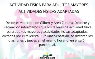 Actividad Física para adultos mayores