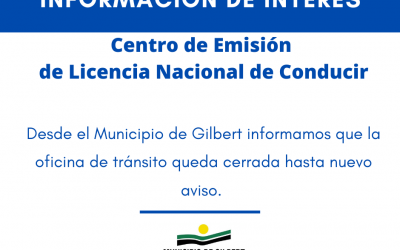 Oficina de tránsito informa