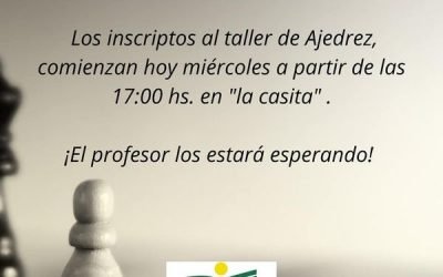 Talleres culturales de hoy Miércoles