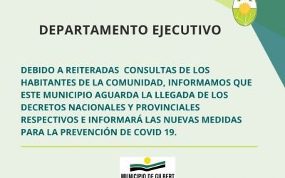INFORMACIÓN DE INTERÉS PARA LA COMUNIDAD
