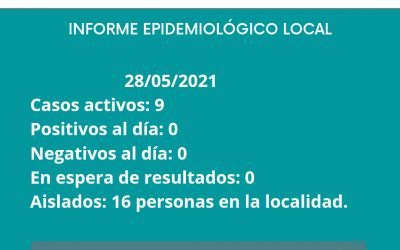 INFORME EPIDEMIOLOGICO GILBERT 28/05/2021