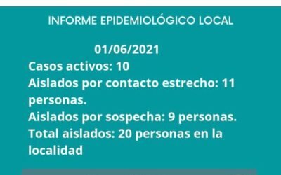 INFORME EPIDEMIOLOGICO GILBERT 01/06/2021