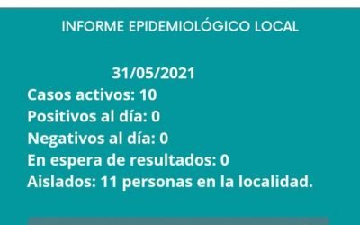 INFORME EPIDEMIOLOGICO GILBERT 31/05/2021