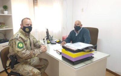 Reunión con el jefe de la Brigada de abigeato del departamento Gualeguaychú