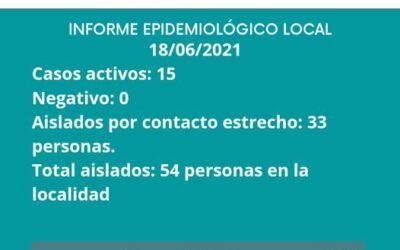 INFORME EPIDEMIOLOGICO GILBERT 18/06/2021