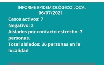 INFORME EPIDEMIOLOGICO GILBERT 06/07/2021