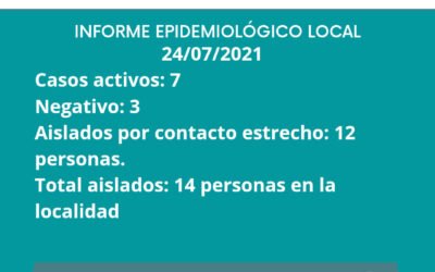 INFORME EPIDEMIOLOGICO GILBERT 24/07/2021