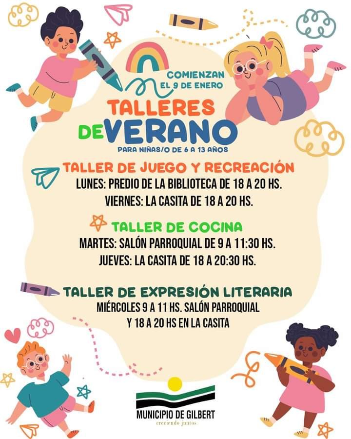 GILBERT: TALLERES DE VERANO