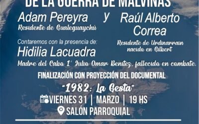 ACTIVIDADES EN GILBERT POR EL “DÍA DEL VETERANO Y DE LOS CAÍDOS EN LA GUERRA DE MALVINAS”