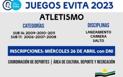 JUEGOS EVITA | ATLETISMO