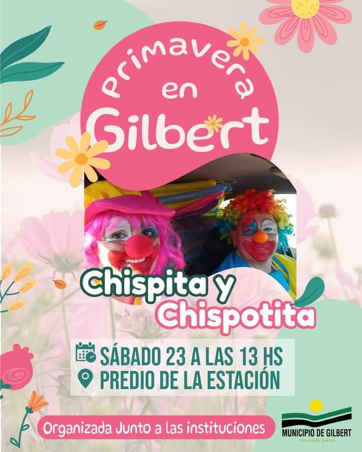 CELEBREMOS LA PRIMAVERA, EL DÍA DEL ESTUDIANTE Y DE LOS/AS JUBILADOS EN GILBERT