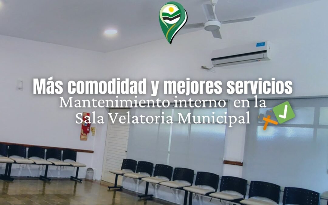 𝗠𝗔́𝗦 𝗖𝗢𝗠𝗢𝗗𝗜𝗗𝗔𝗗 𝗬 𝗠𝗘𝗝𝗢𝗥𝗘𝗦 𝗦𝗘𝗥𝗩𝗜𝗖𝗜𝗢𝗦 𝗘𝗡 𝗡𝗨𝗘𝗦𝗧𝗥𝗔 𝗦𝗔𝗟𝗔 𝗩𝗘𝗟𝗔𝗧𝗢𝗥𝗜𝗔 𝗠𝗨𝗡𝗜𝗖𝗜𝗣𝗔𝗟