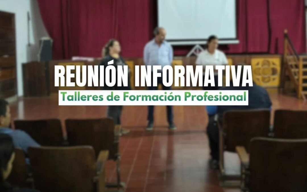 𝗥𝗘𝗨𝗡𝗜𝗢́𝗡 𝗜𝗡𝗙𝗢𝗥𝗠𝗔𝗧𝗜𝗩𝗔 𝗦𝗢𝗕𝗥𝗘 𝗣𝗘𝗥𝗙𝗜𝗟𝗘𝗦 𝗗𝗘 𝗙𝗢𝗥𝗠𝗔𝗖𝗜𝗢́𝗡 𝗣𝗥𝗢𝗙𝗘𝗦𝗜𝗢𝗡𝗔𝗟