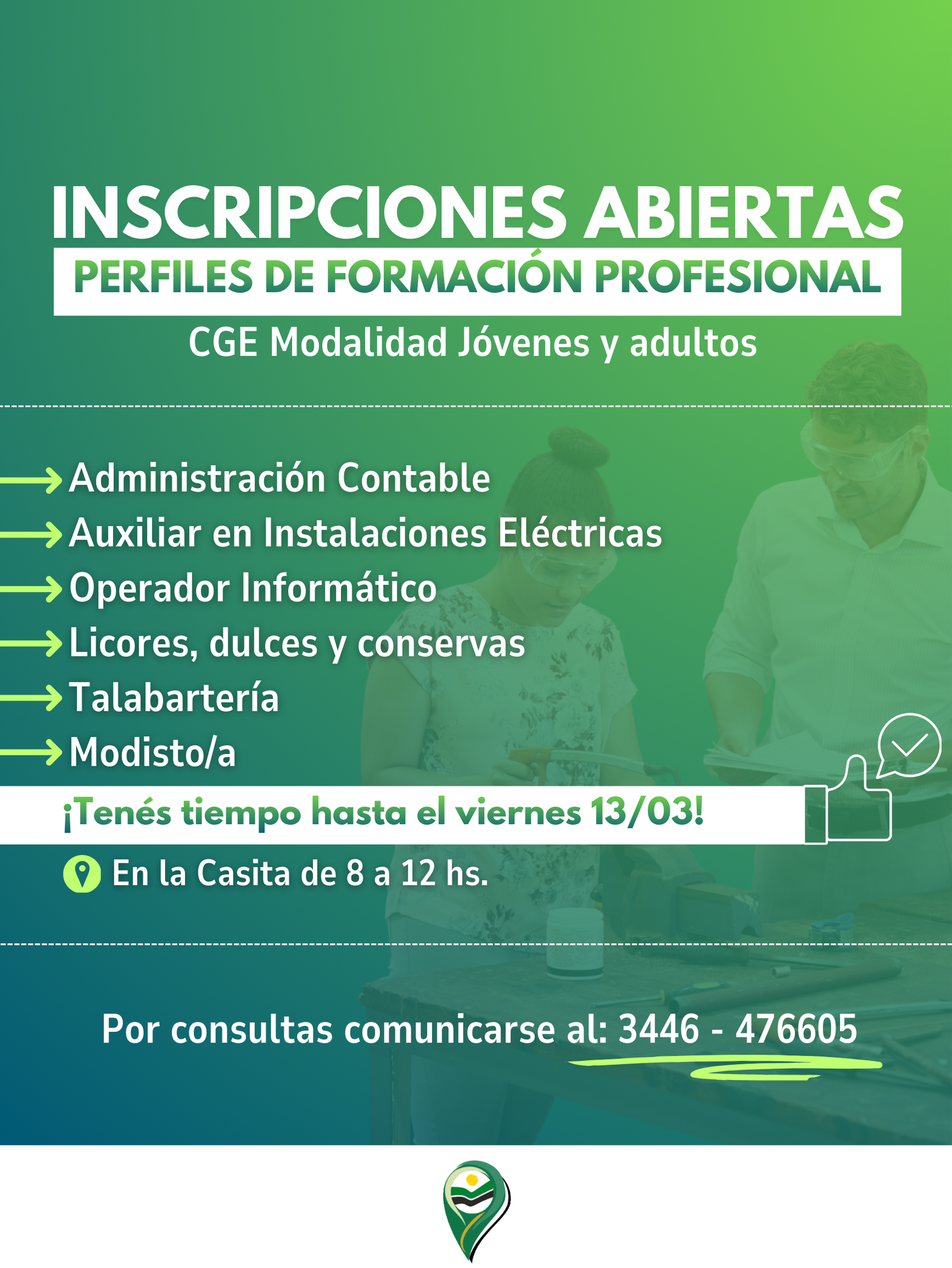 𝗜𝗡𝗦𝗖𝗥𝗜𝗣𝗖𝗜𝗢𝗡𝗘𝗦 𝗔𝗕𝗜𝗘𝗥𝗧𝗔𝗦: 𝗣𝗲𝗿𝗳𝗶𝗹𝗲𝘀 𝗱𝗲 𝗳𝗼𝗿𝗺𝗮𝗰𝗶𝗼́𝗻 𝗽𝗿𝗼𝗳𝗲𝘀𝗶𝗼𝗻𝗮𝗹